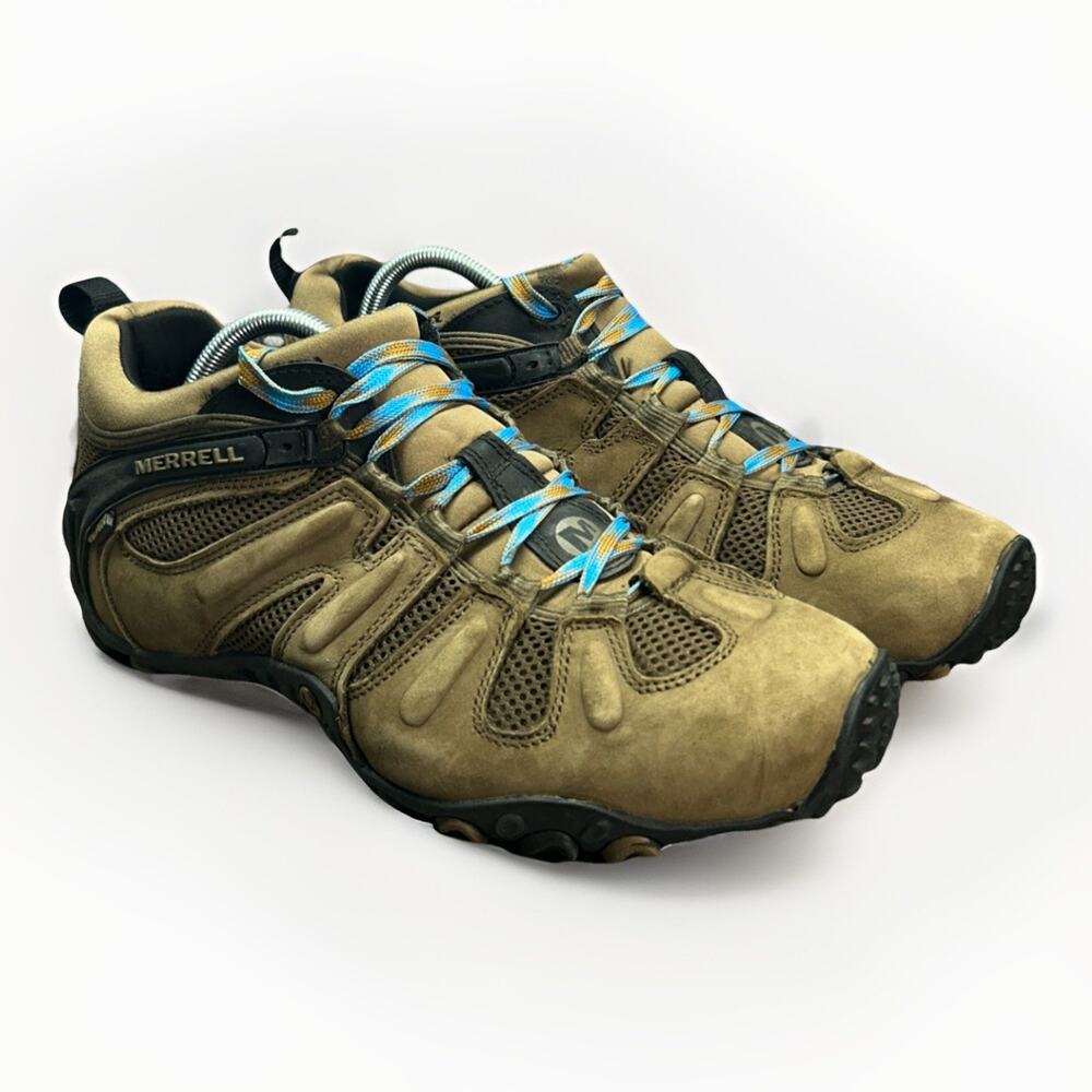 Merrell Chameleon 8 Men’s Stretch Hiking Kangaroo Shoes Brown Size 10.5 J21401